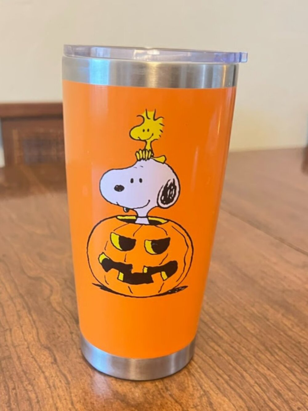 Peanuts Snoopy & Woodstock Great Pumpkin Halloween Tumbler